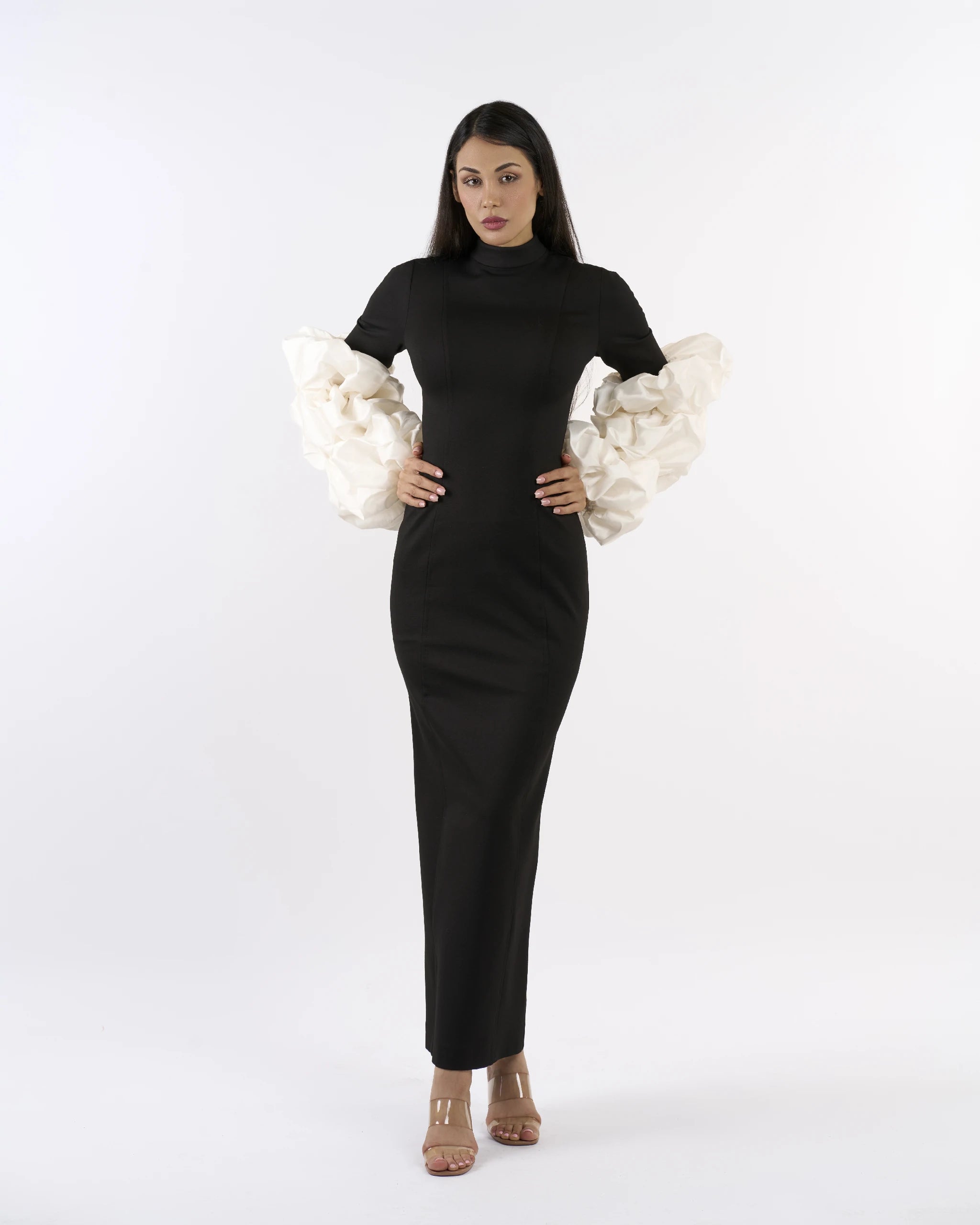 Midnight Contrast Dress