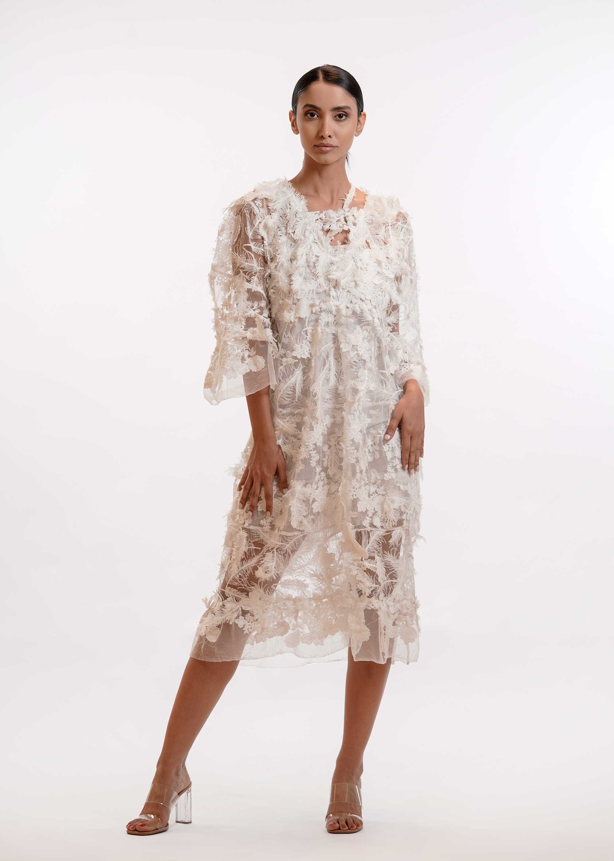 Ethereal Plume Dress