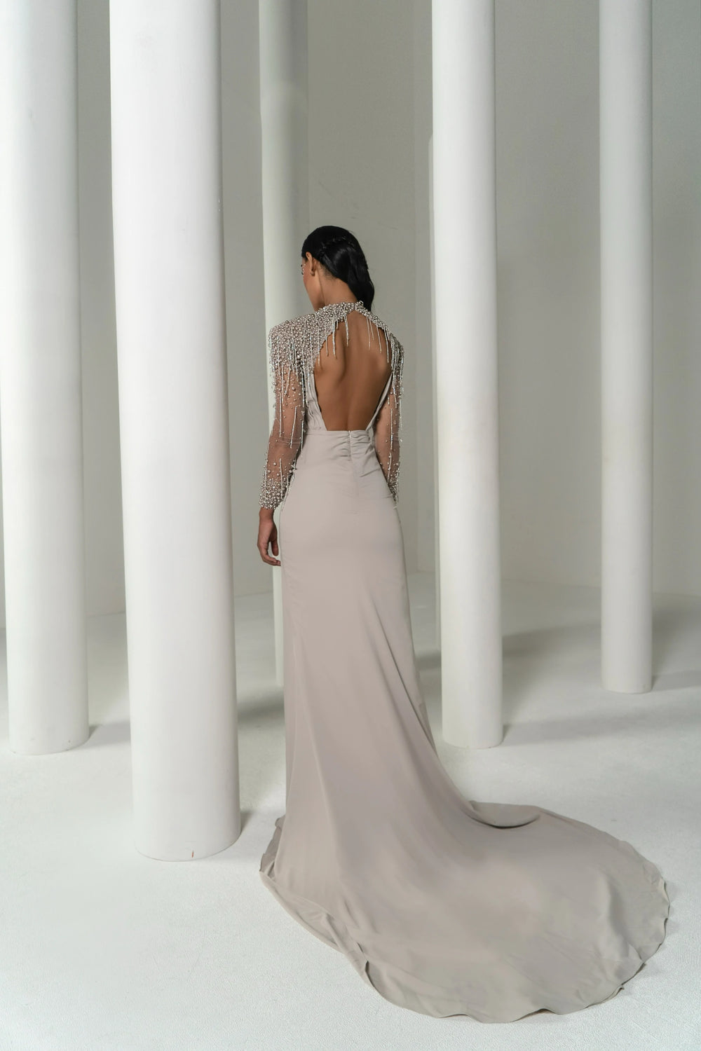 Celestia Pearl Elegance Dress