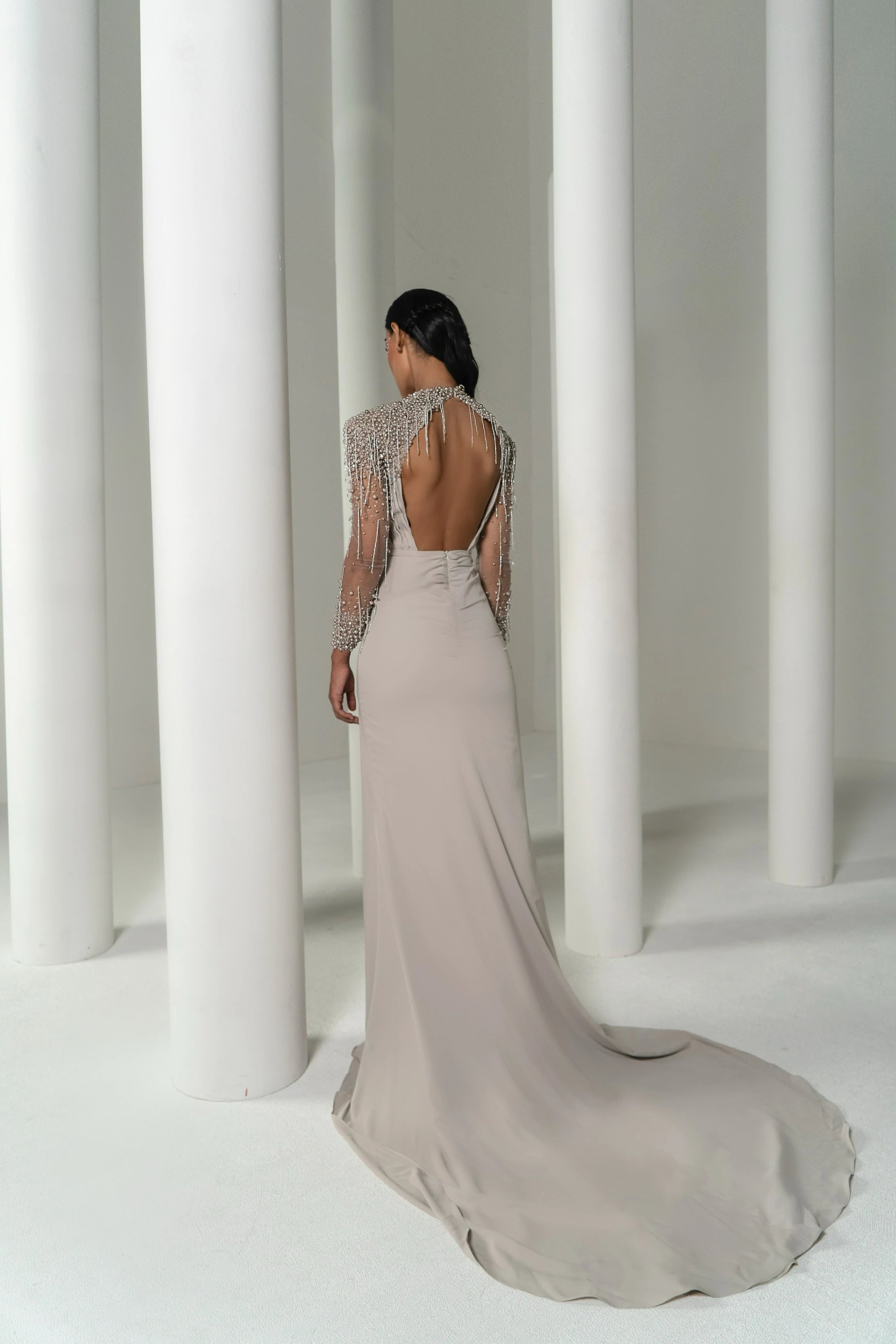 Celestia Pearl Elegance Dress