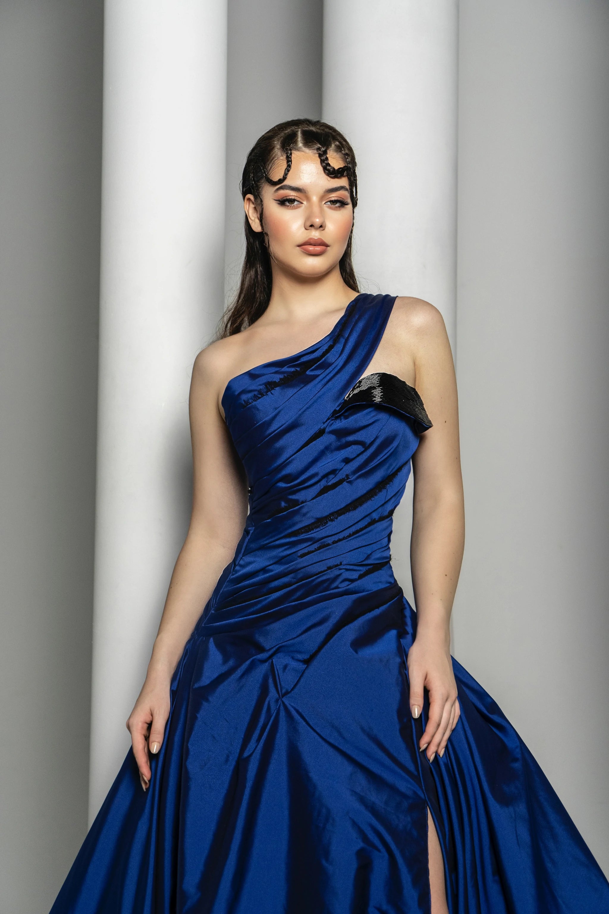 Sapphire Symphony Dress