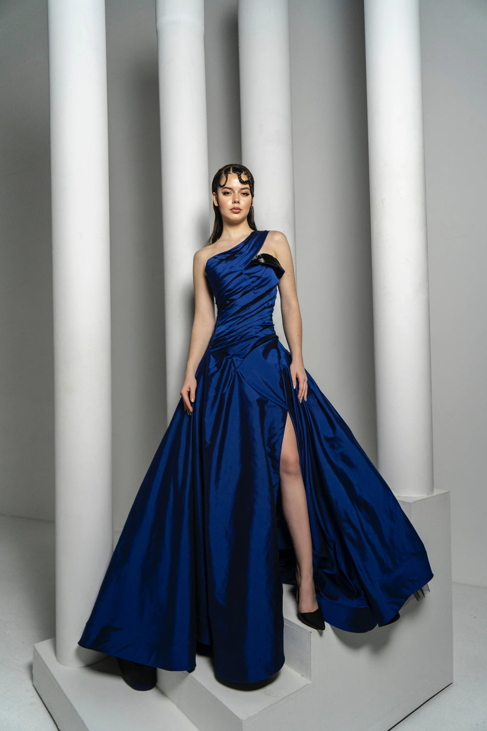 Sapphire Symphony Dress