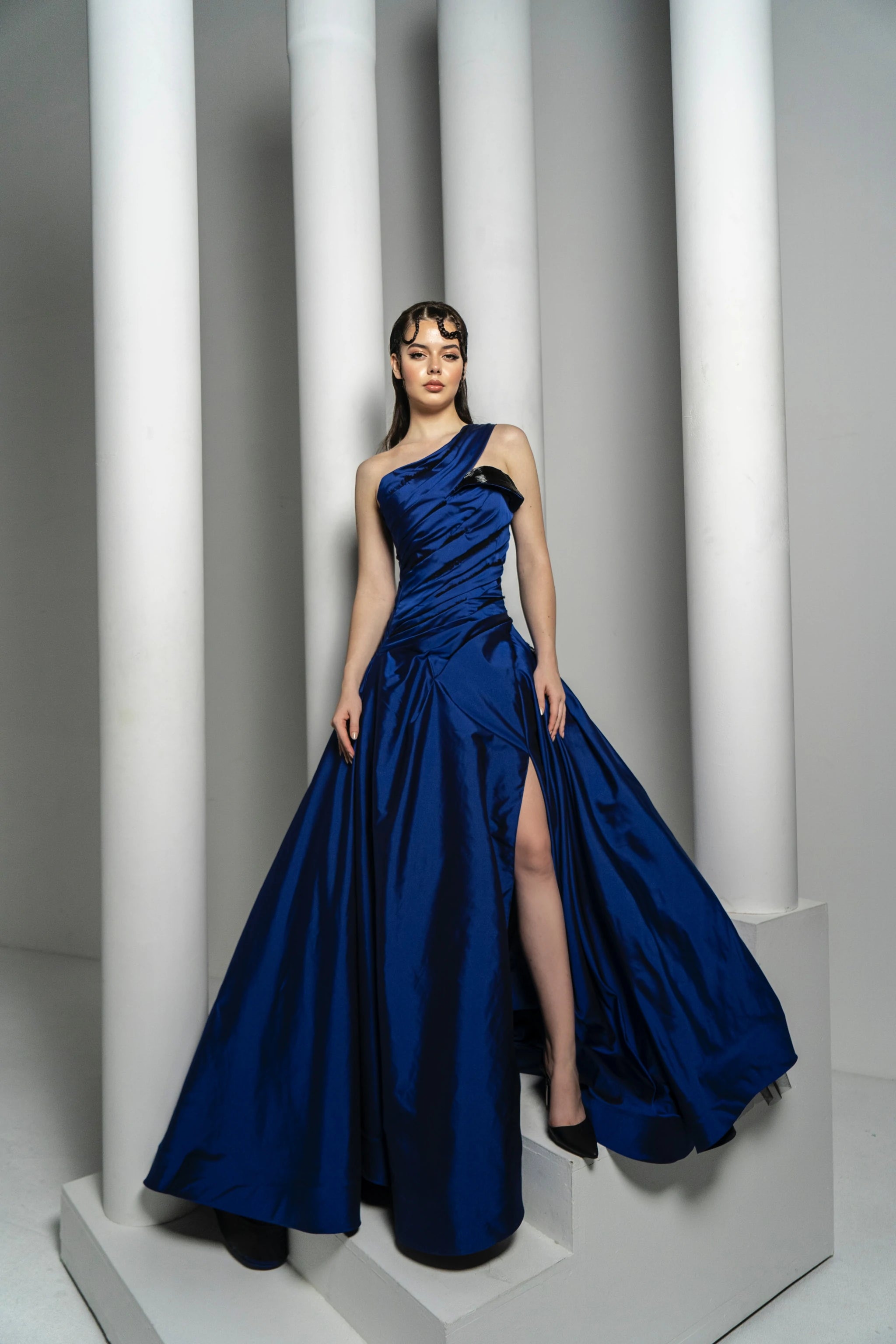 Sapphire Symphony Dress