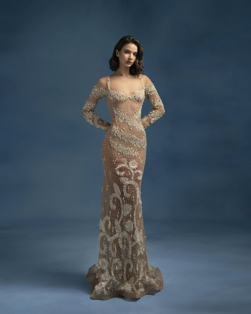 Moonlit Blossom Dress