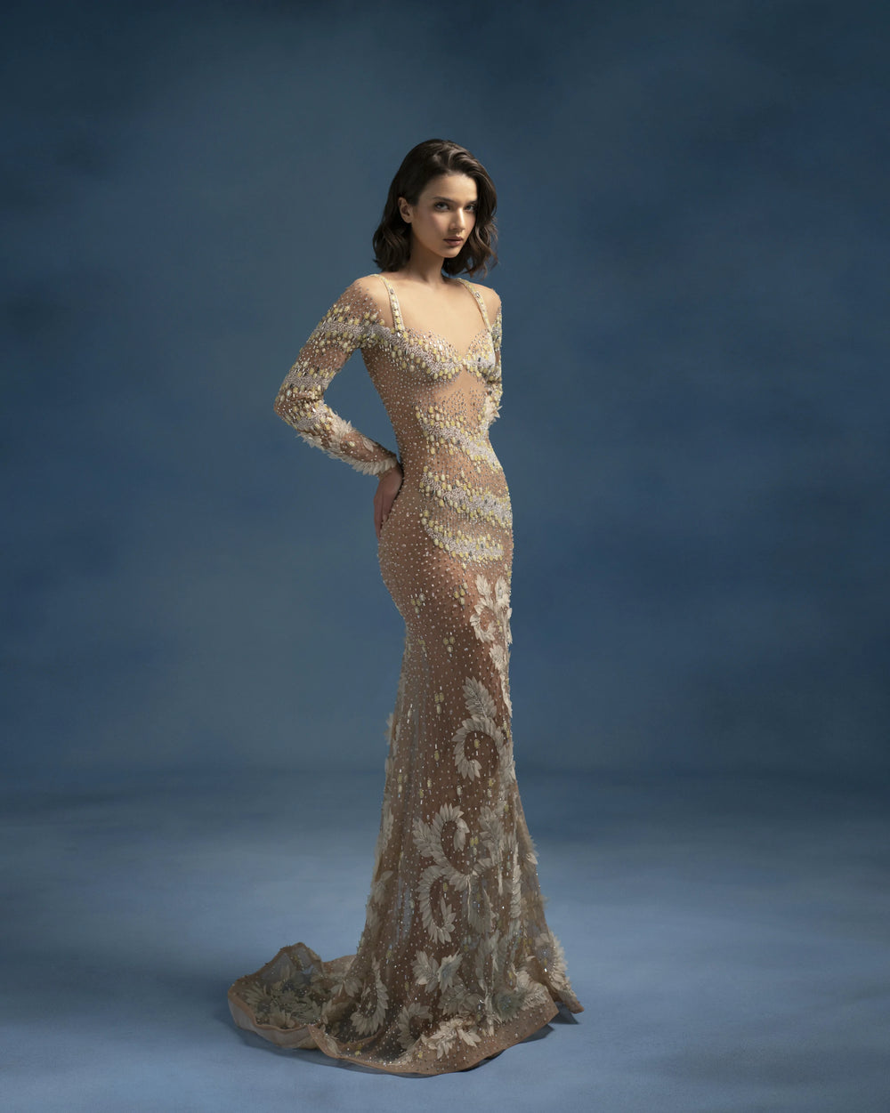 Moonlit Blossom Dress