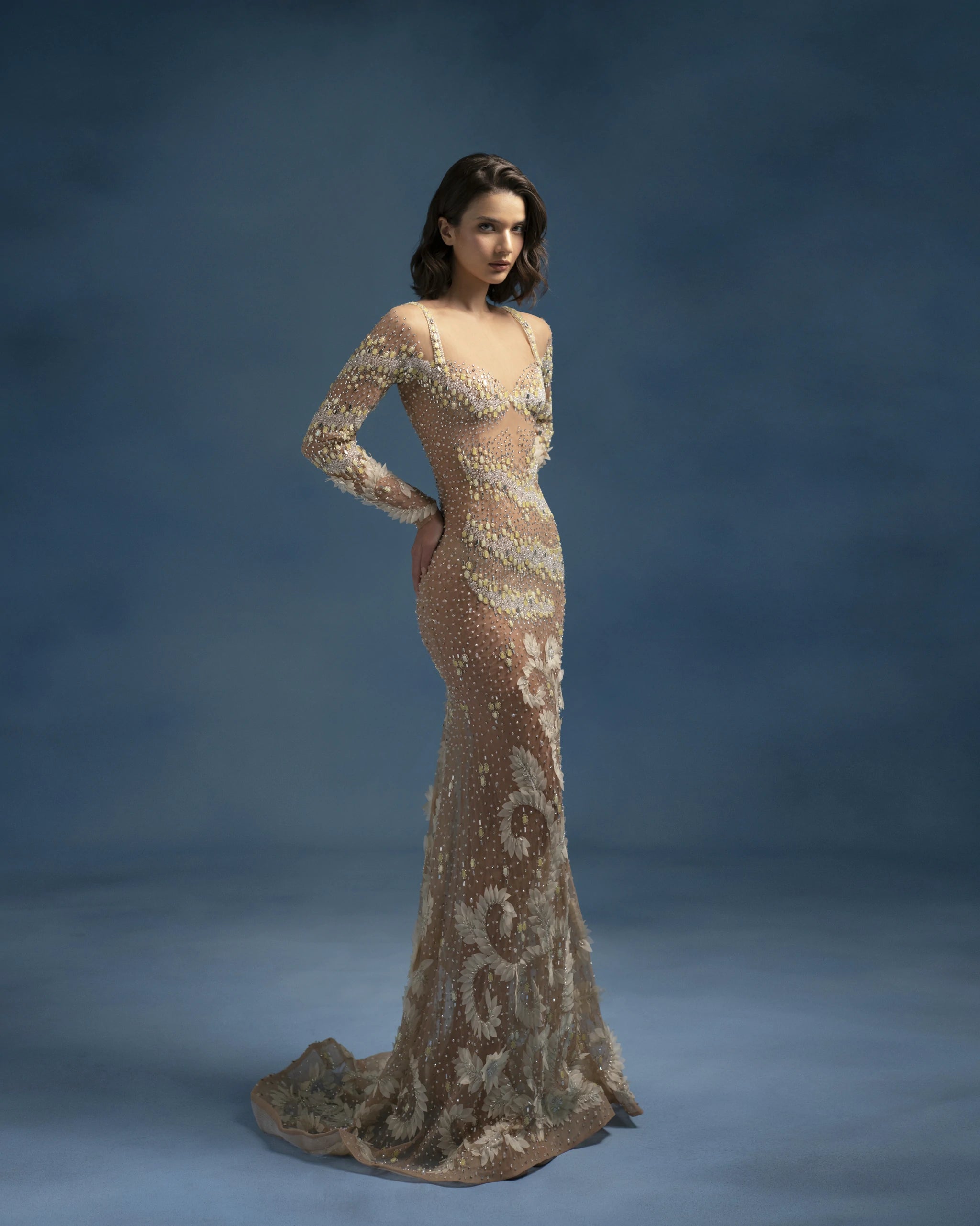 Moonlit Blossom Dress