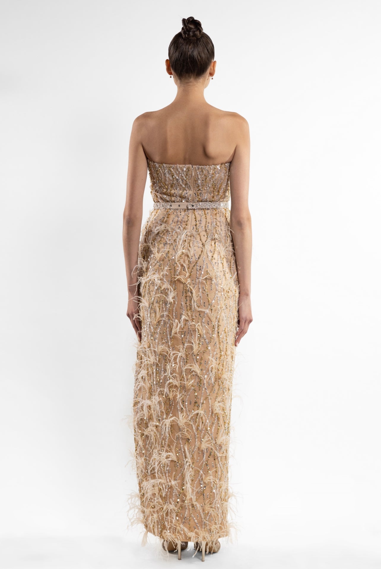 Feathered Elegance Dress