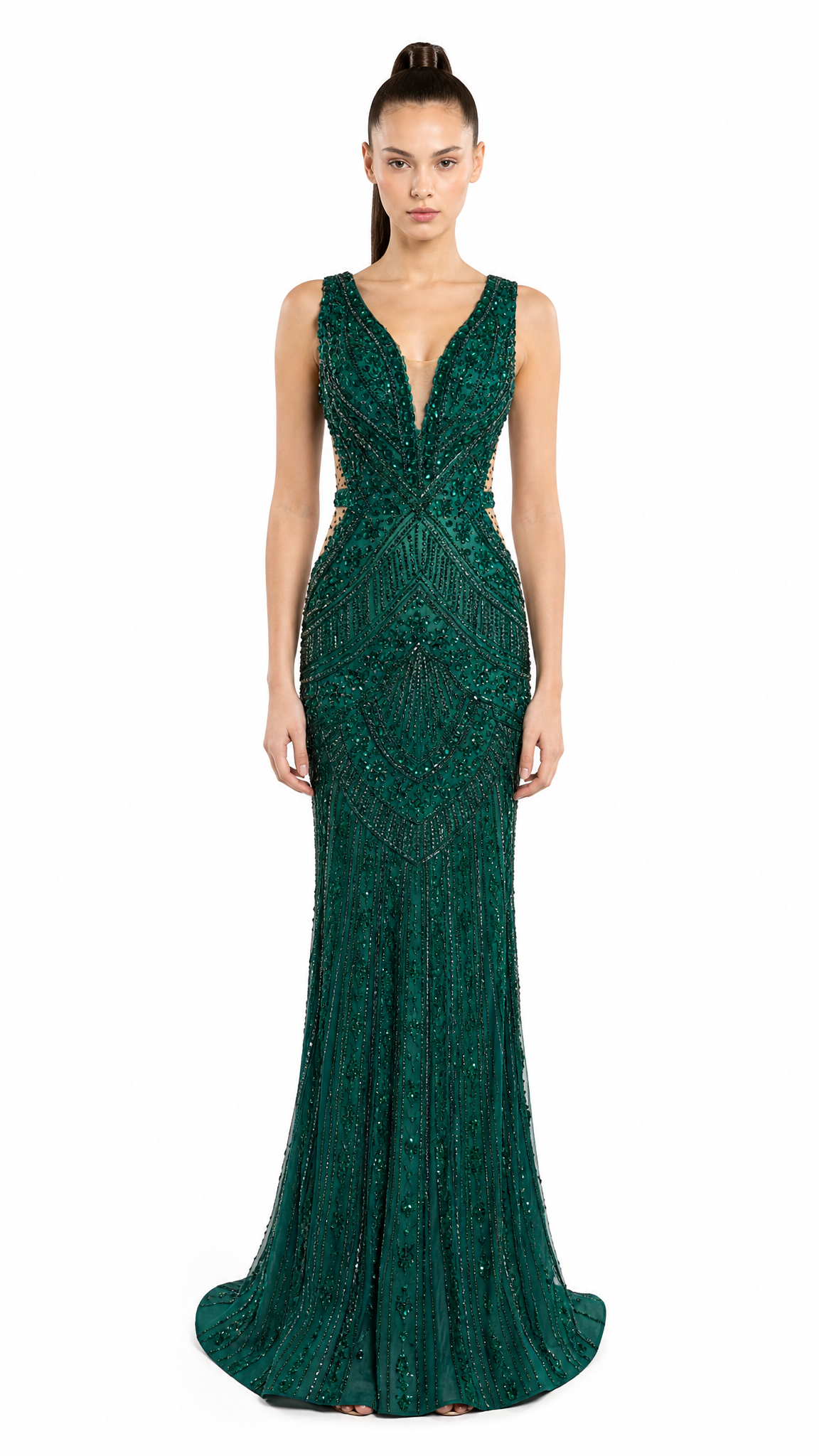 Emerald Nocturne Dress