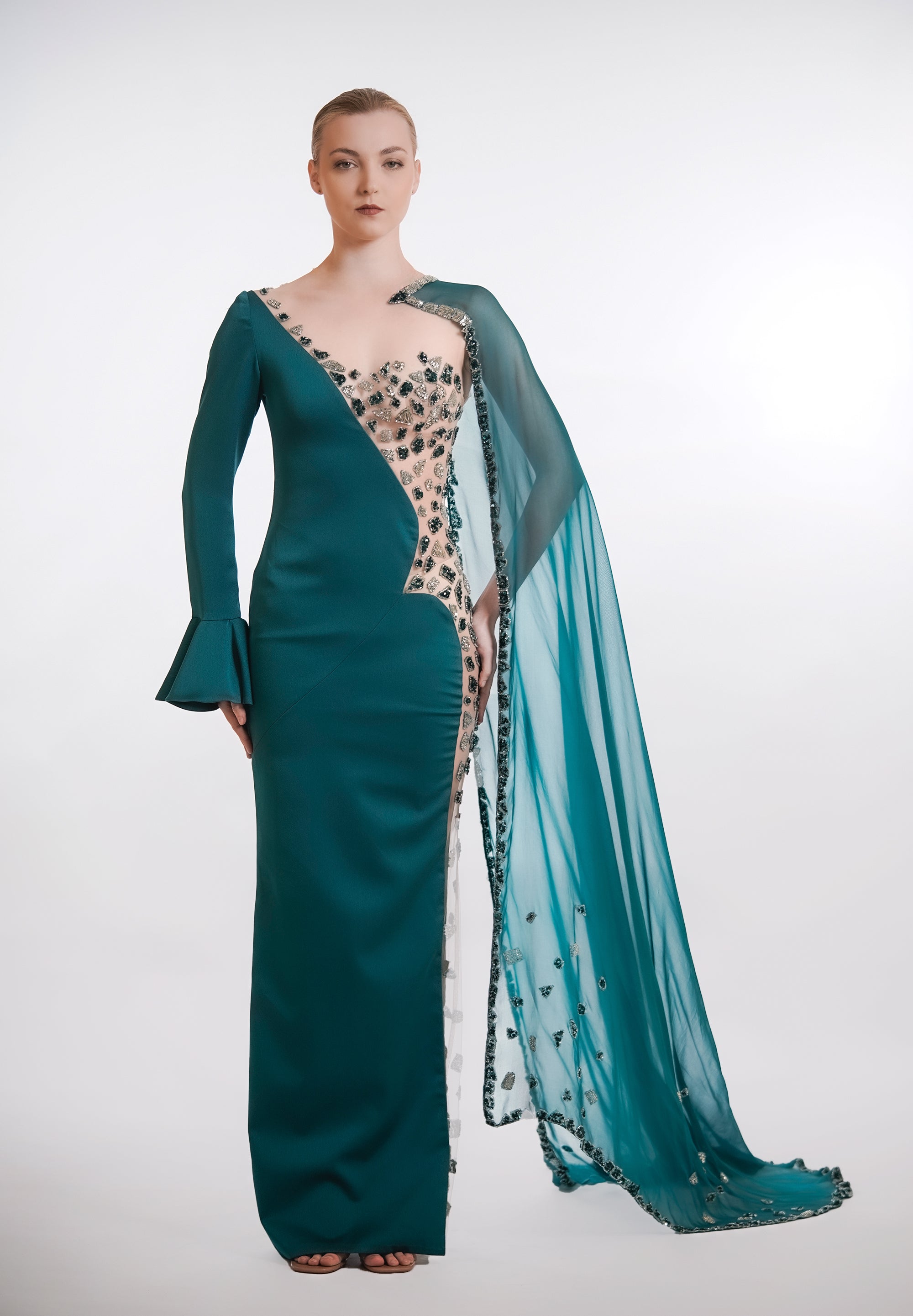 Emerald Side Dress