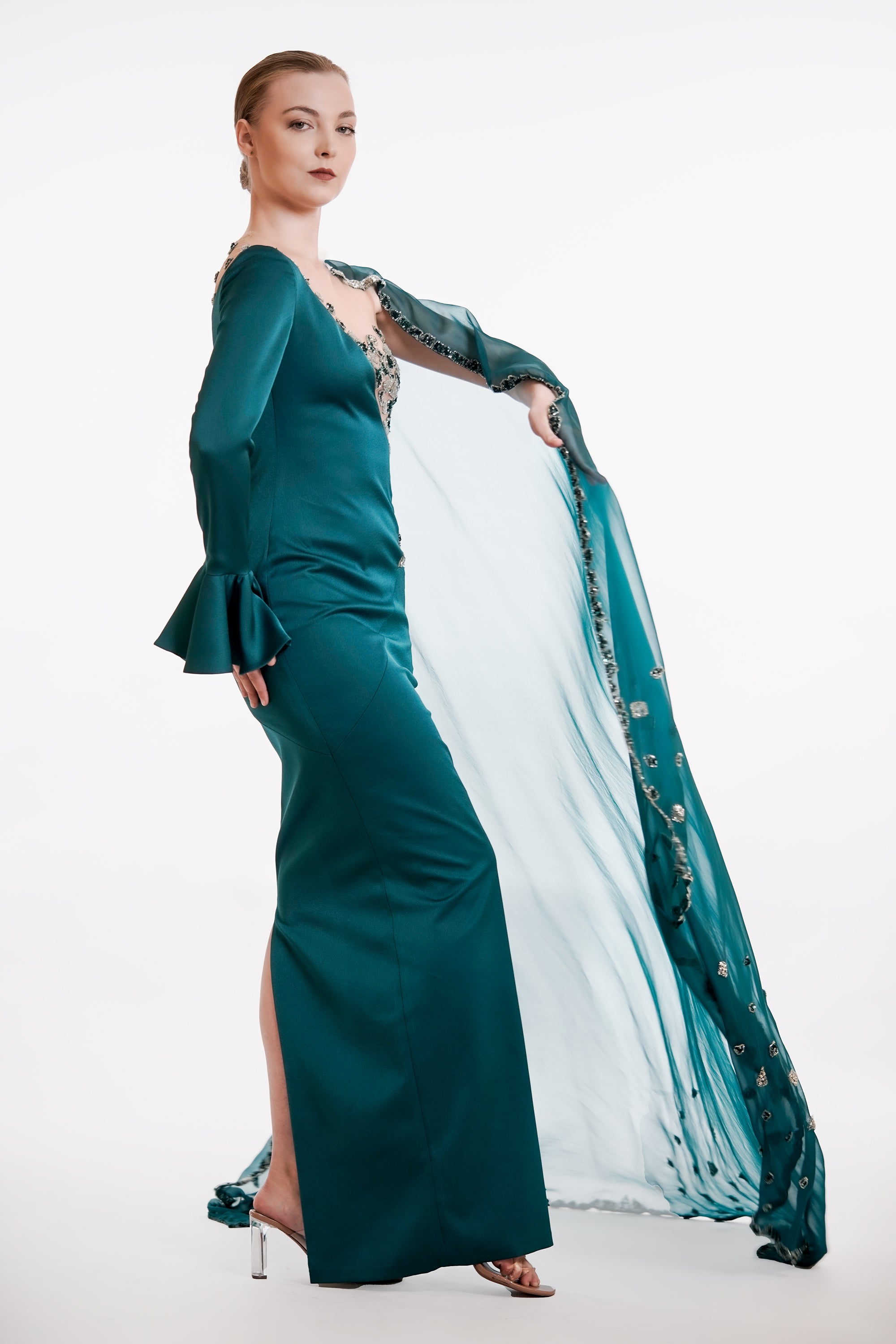 Emerald Side Dress