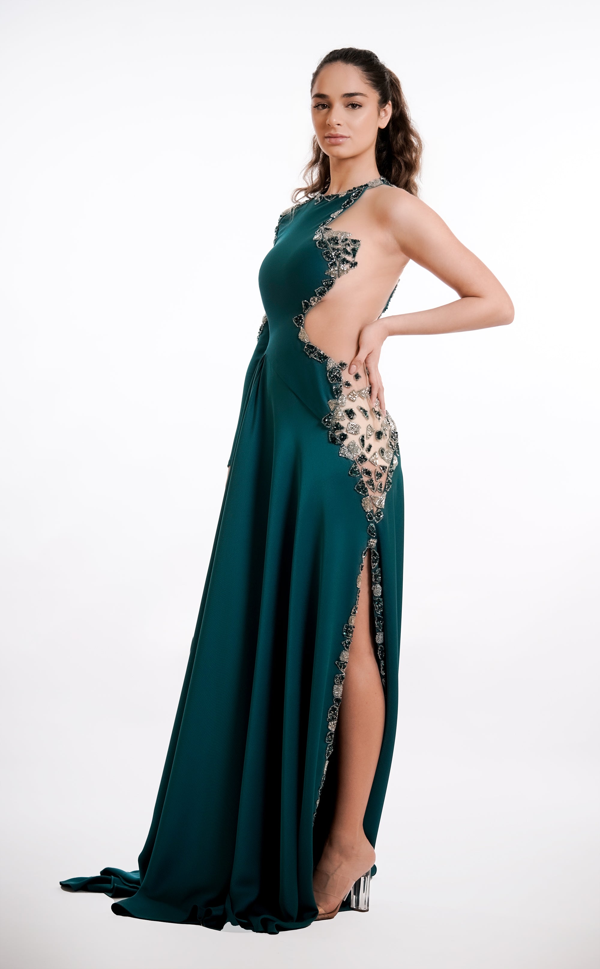 Emerald Radiance Dress