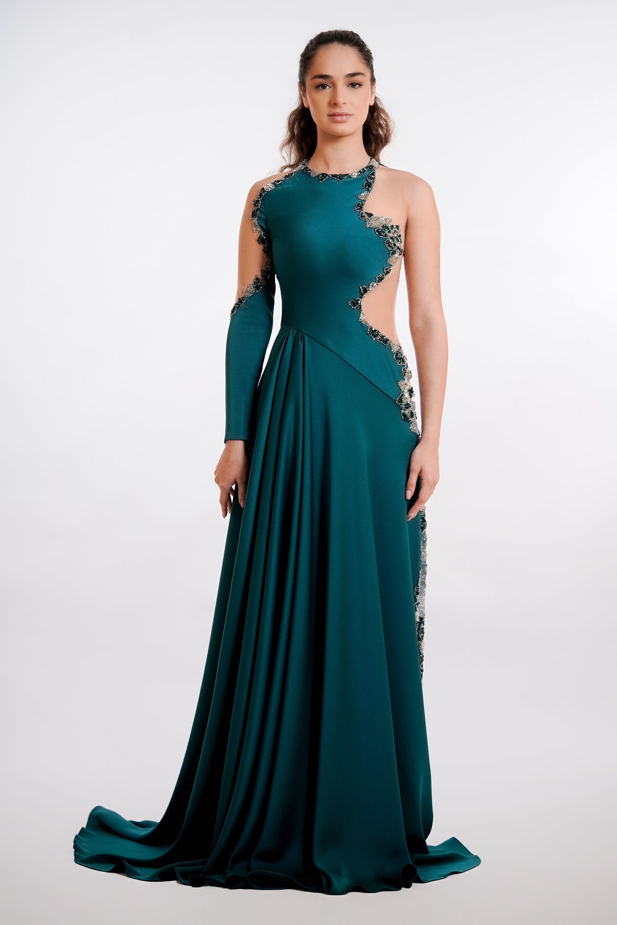 Emerald Radiance Dress