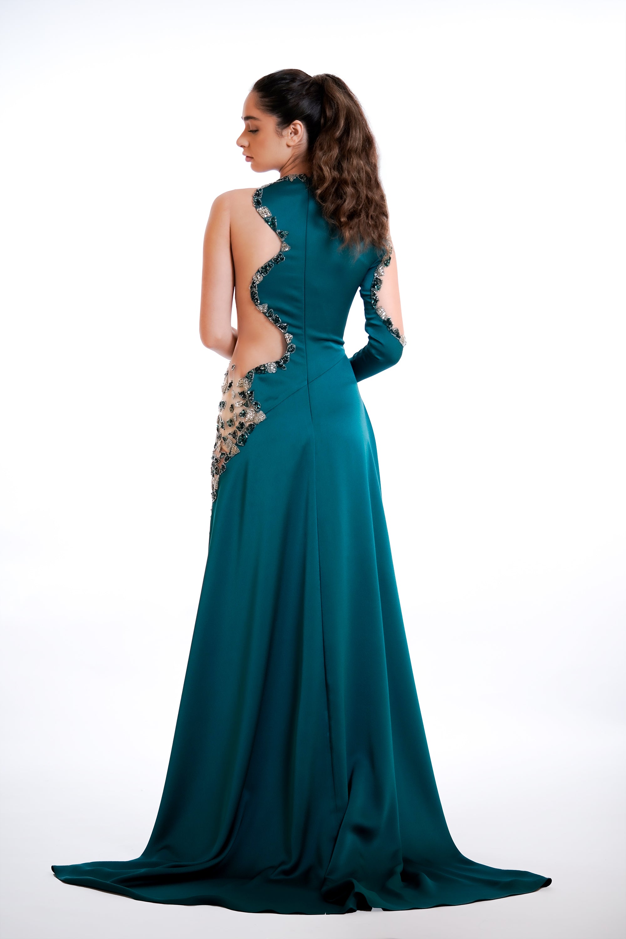 Emerald Radiance Dress